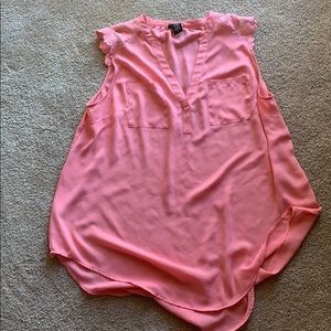Torrid Pink Sleeveless Blouse